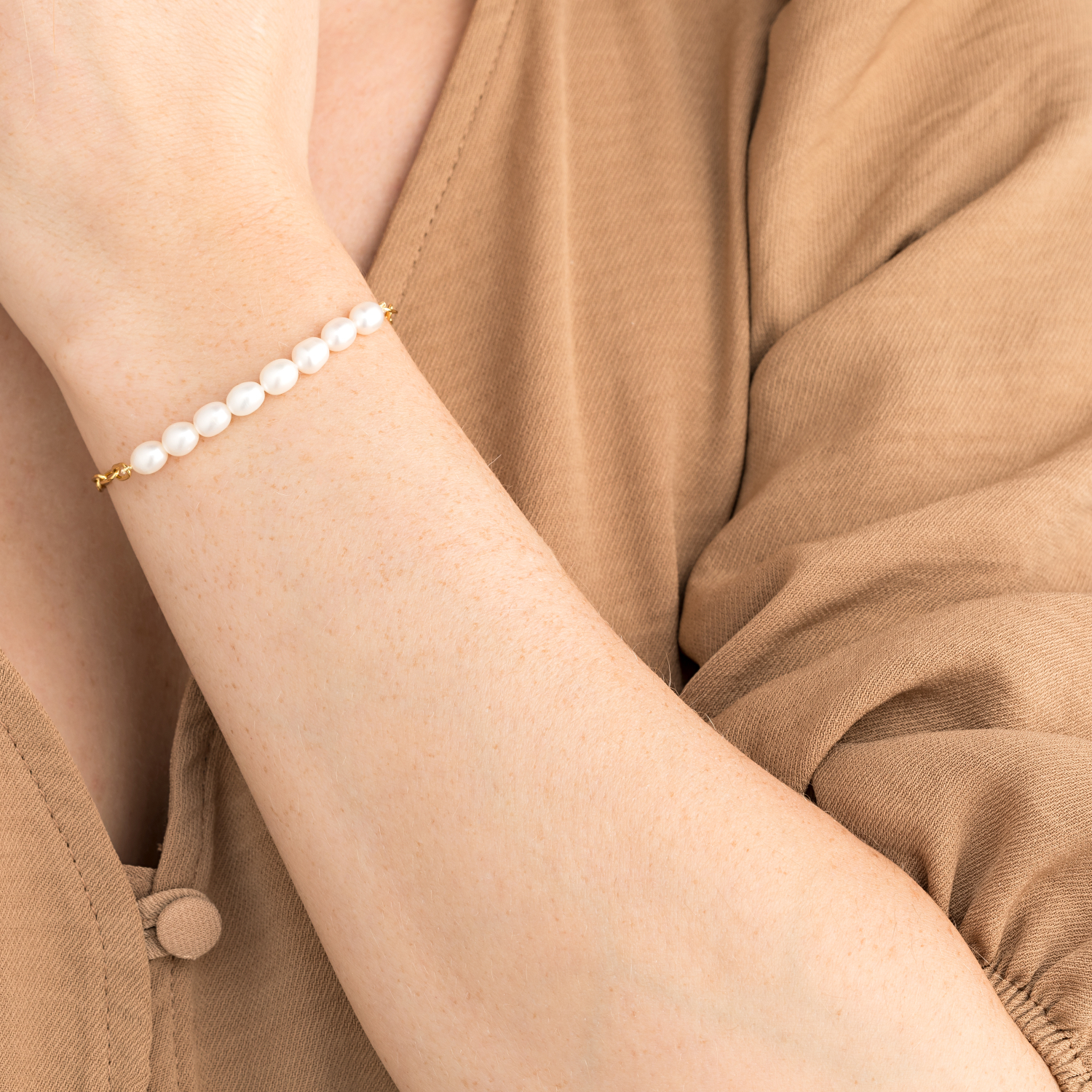 Irregular Pearl Armband