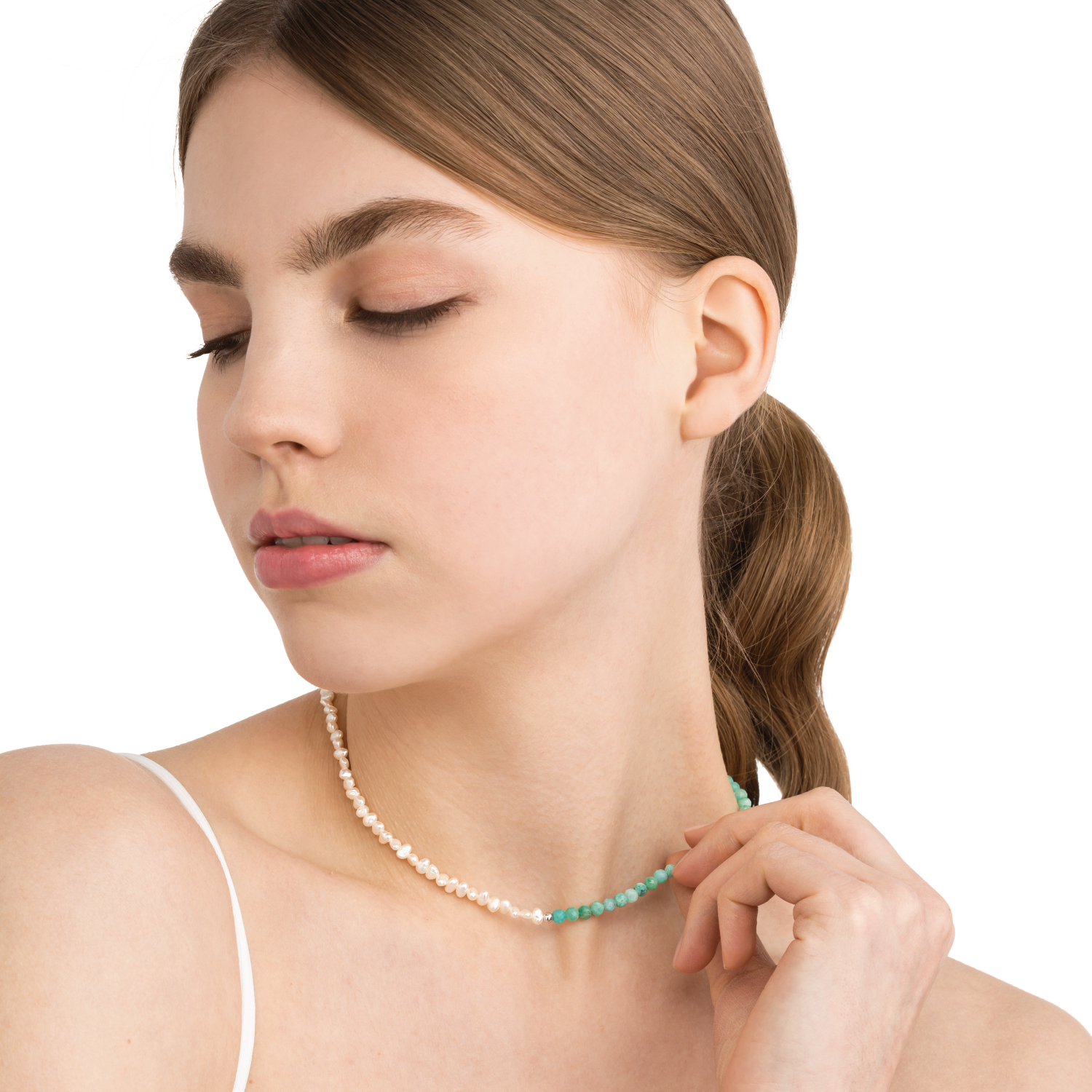 Irregular Pearl Halskette