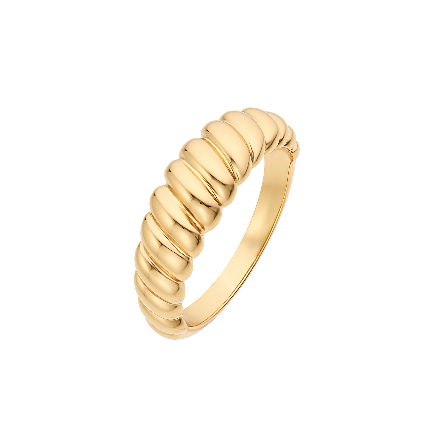CROISSANT RING GOLD