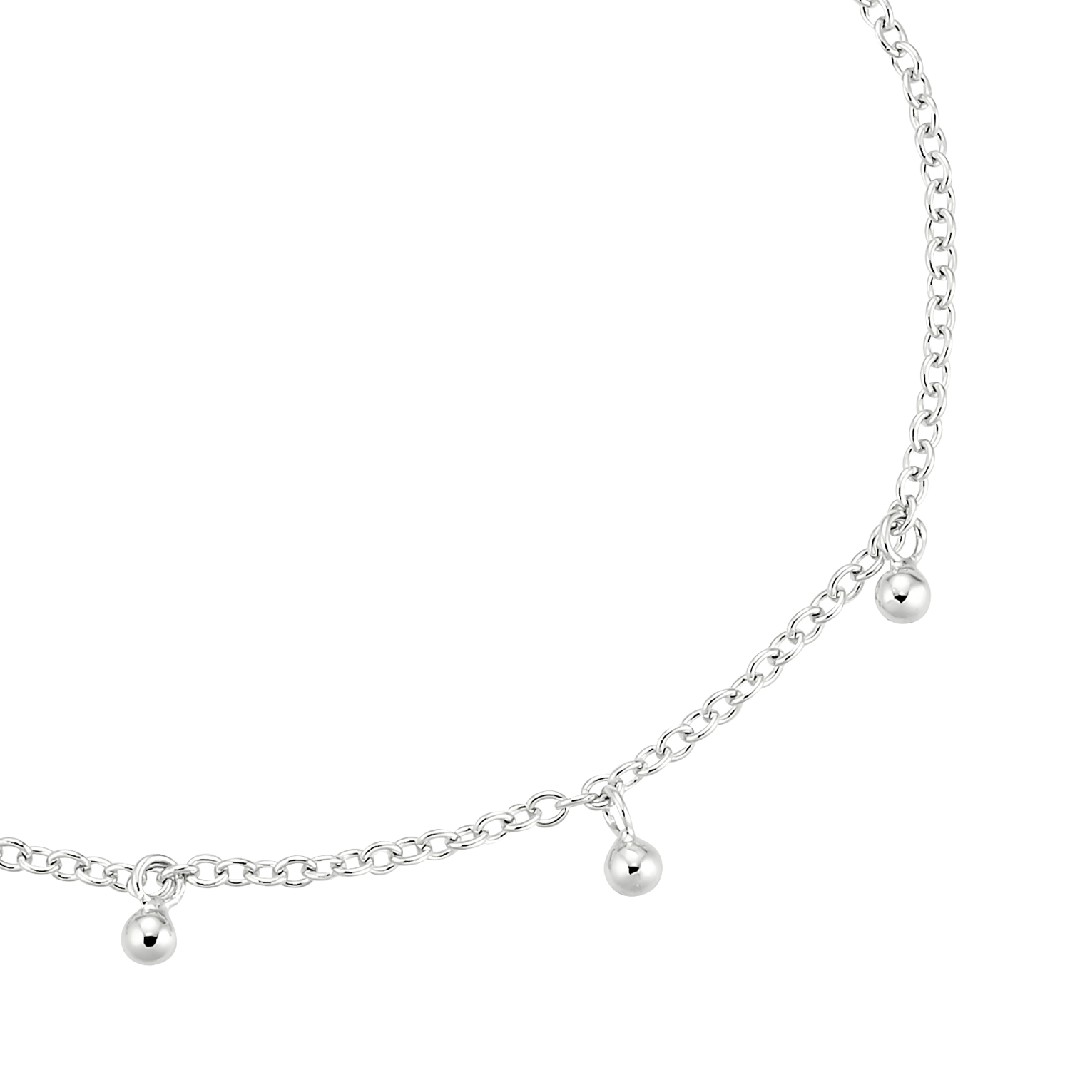 BUBBLES ARMBAND SILBER