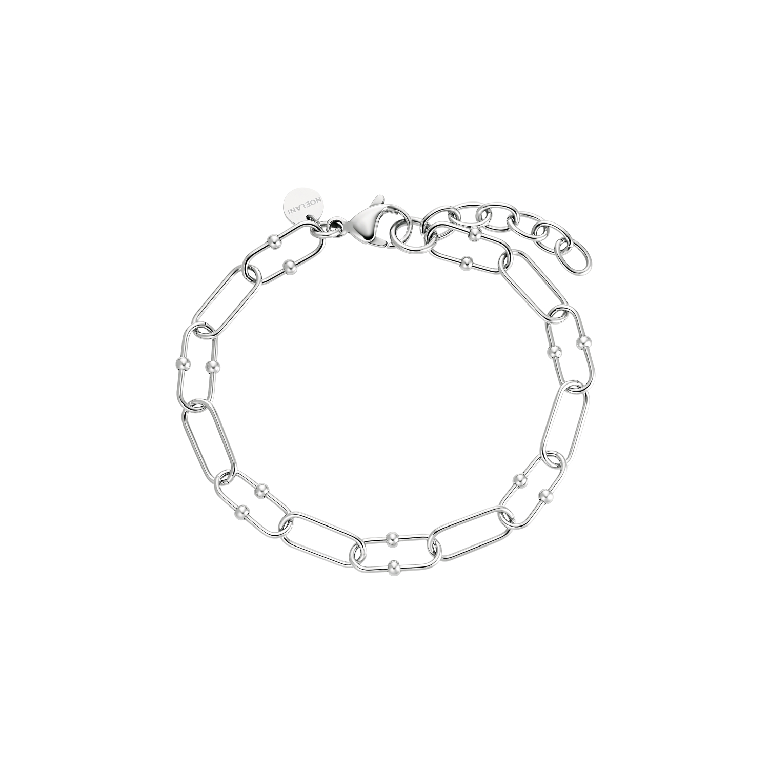 BUBBLE LINK ARMBAND SILBER
